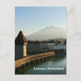 Tarjeta postal Lucerne, Suiza Chapel Bridge