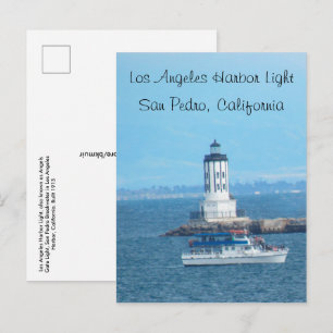 Tarjeta postal - Luz del puerto de Los Ángeles