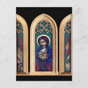 Tarjeta postal "Madonna of Shells"
