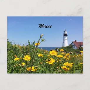 Tarjeta postal Maine Lighthouse