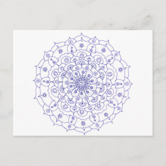 Tarjeta postal Mandala 7