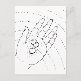 Tarjeta postal - mano con joyas