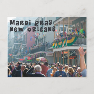 Tarjeta postal Mardi Gras New Orleans