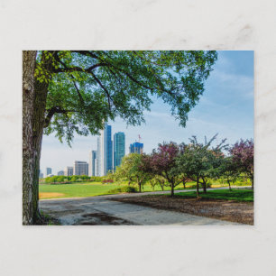 Tarjeta postal matutina Grant Park