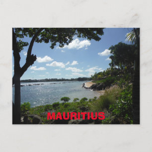 Tarjeta postal Mauricio Beach