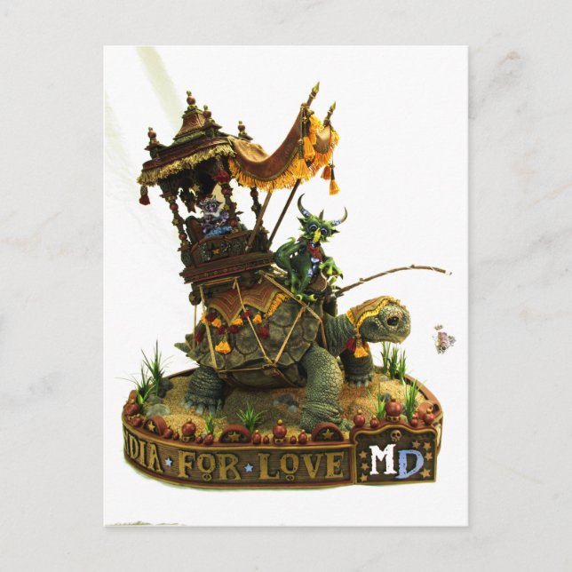 Tarjeta postal MD India Dragons 2014 (Anverso)
