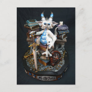Tarjeta postal MD White Dragon