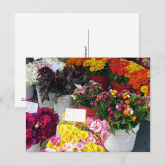 Tarjeta postal – Mercado de Flores
