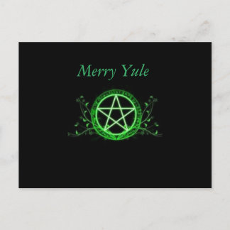 Tarjeta postal Merry Yule