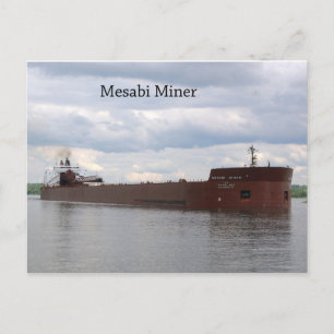 Tarjeta postal Mesabi Miner