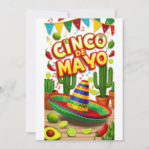 Tarjeta Postal Mexicana de Fiesta Time