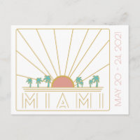 Tarjeta postal Miami Bachelorette