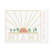 Tarjeta postal Miami Bachelorette