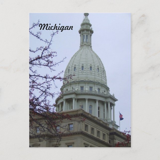 Tarjeta postal Michigan (Anverso)