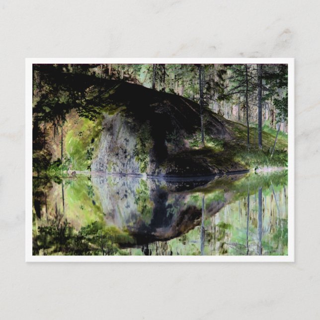 Tarjeta postal modelo de Black Pond (Anverso)