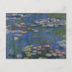 TARJETA POSTAL MONET Water Lilies 1916