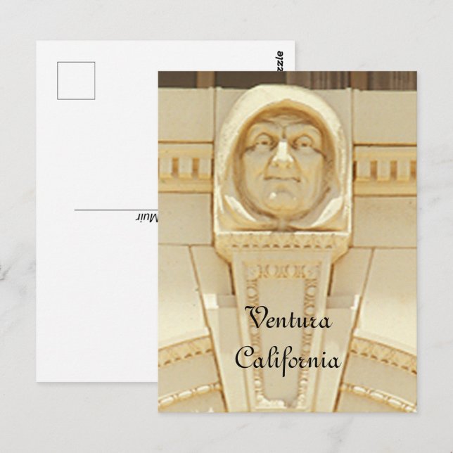 Tarjeta postal - Monje #2 Keystone (Anverso / Reverso)