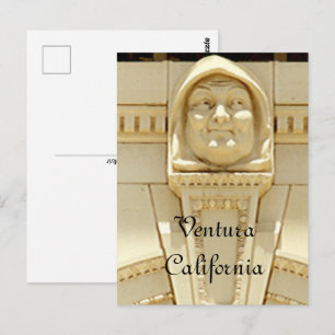 Tarjeta postal - Monje sonriente del juzgado