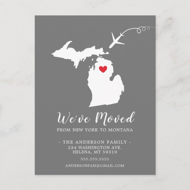 Tarjeta postal MONTANA del estado de la Invitación (Anverso)