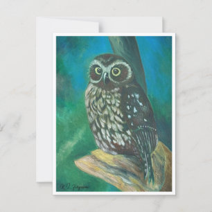 Tarjeta postal Morpork Owl