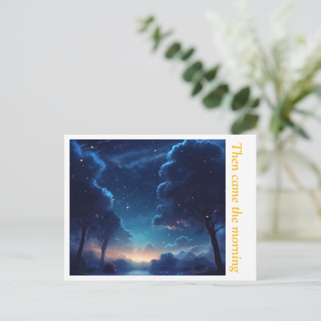 TARJETA POSTAL MOTIVACIONAL (Anverso de pie)