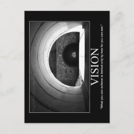 Tarjeta postal motivacional - VISIÓN