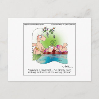 Tarjeta postal "MUJER NARCISISTA" de April McCallu