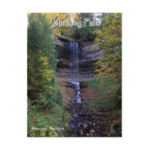 Tarjeta postal Munising Falls