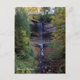 Tarjeta postal Munising Falls