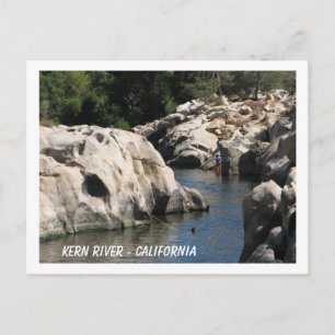 ¡Tarjeta postal muy bonita del río Kern!