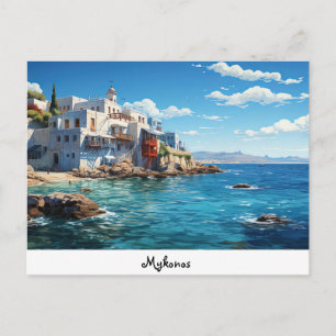 Tarjeta postal Mykonos