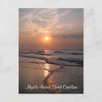 Tarjeta postal Myrtle Beach SC Sunrise Over Ocean