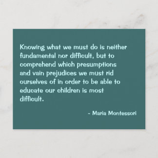 Tarjeta postal Nº 2 de Maria Montessori