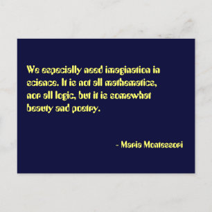 Tarjeta postal Nº 7 de Maria Montessori