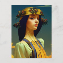 Tarjeta postal n° 1 de la serie Princesa