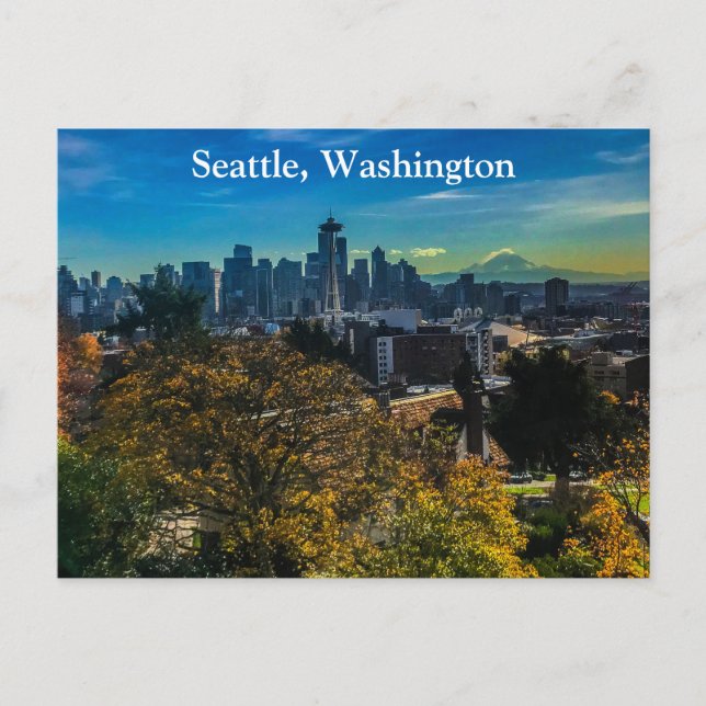Tarjeta postal n° 9 de Seattle (Anverso)