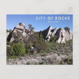 Tarjeta postal nacional de la ciudad de las rocas