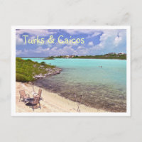 TARJETA POSTAL "NADAR EN TURCOS Y CAICOS"
