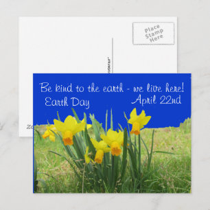 Tarjeta postal - Narcisos del Día de la Tierra