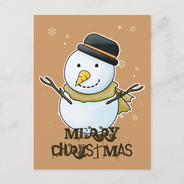 Tarjeta postal navideña (Anverso)