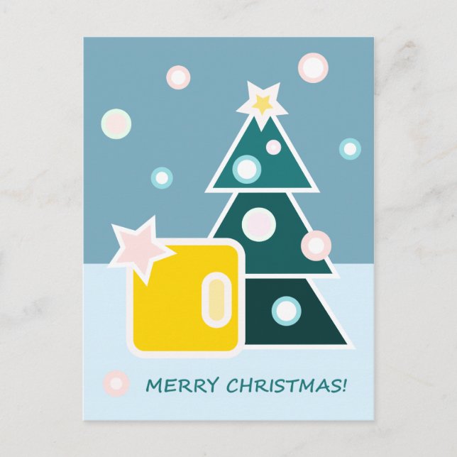 Tarjeta postal navideña (Anverso)