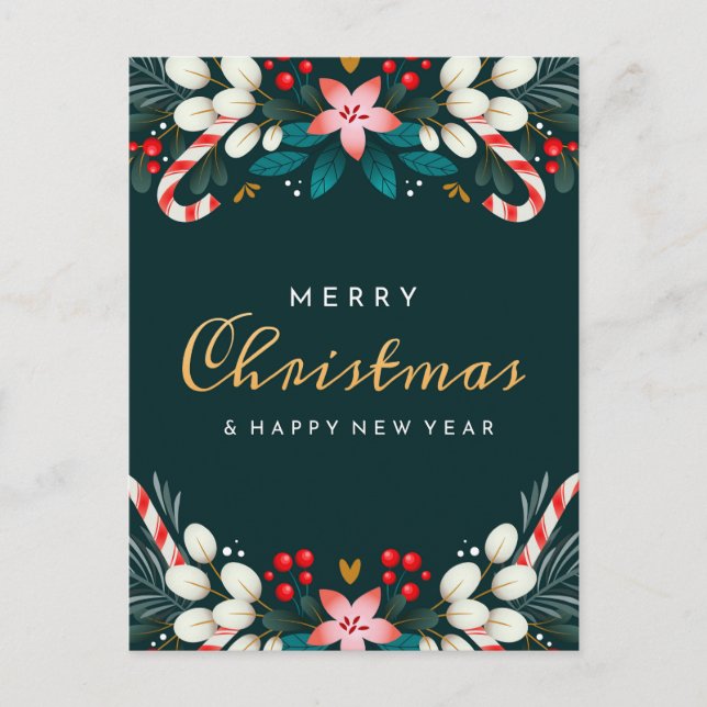 Tarjeta postal navideña (Anverso)