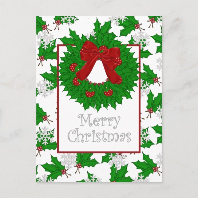 Tarjeta postal navideña (Anverso)