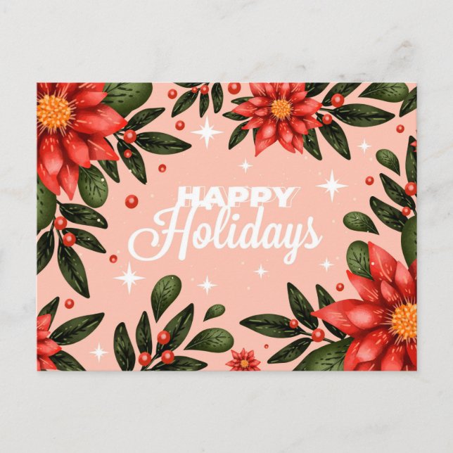 Tarjeta postal navideña (Anverso)