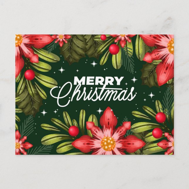 Tarjeta postal navideña (Anverso)
