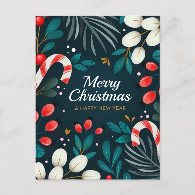 Tarjeta postal navideña (Anverso)