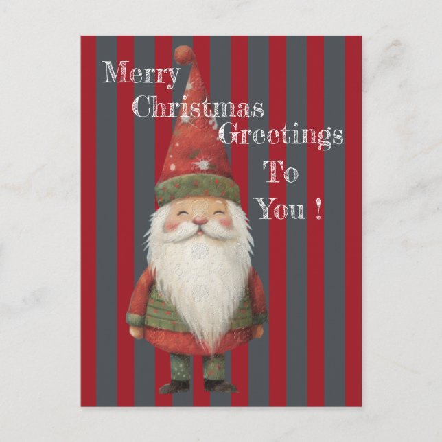 Tarjeta postal navideña (Anverso)