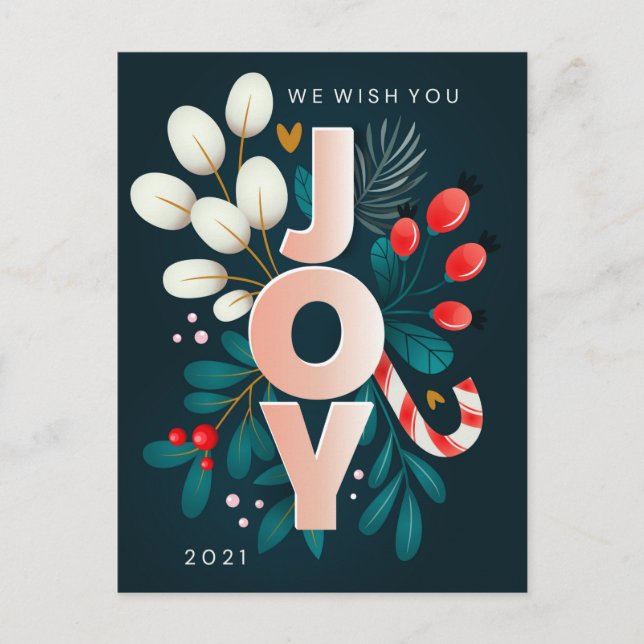 Tarjeta postal navideña (Anverso)