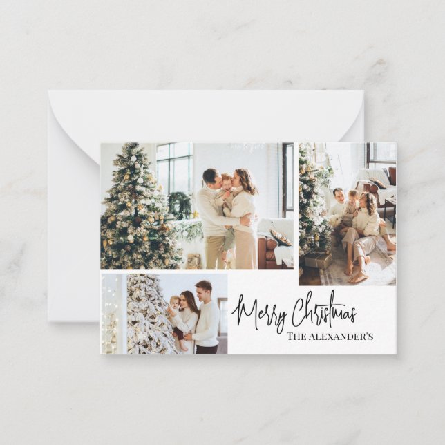 Tarjeta postal navideña (Anverso)