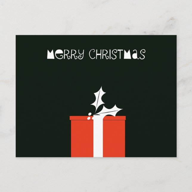 Tarjeta postal navideña (Anverso)